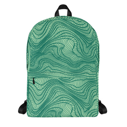 waves pattern Backpack