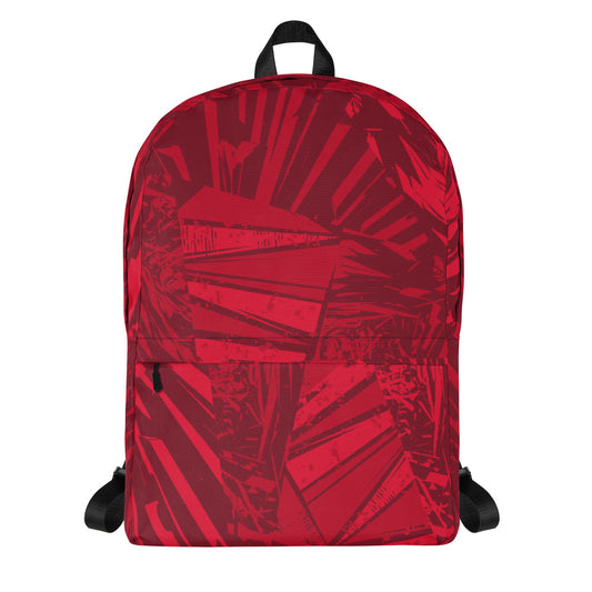 Red jersey pattern Backpack