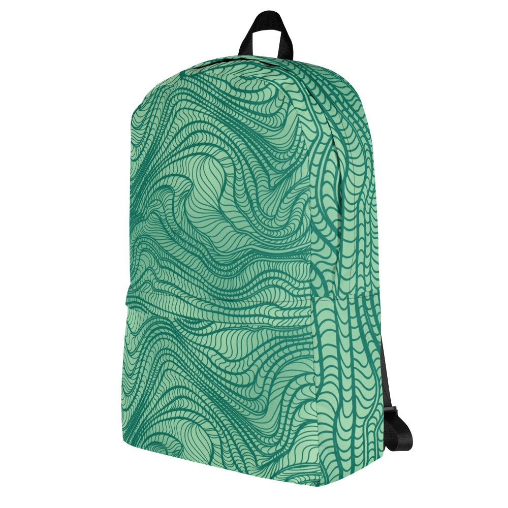 waves pattern Backpack