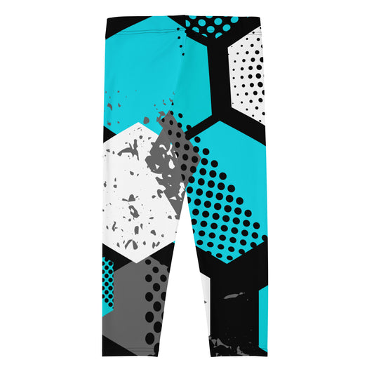 Spot Pattern Capri Leggings