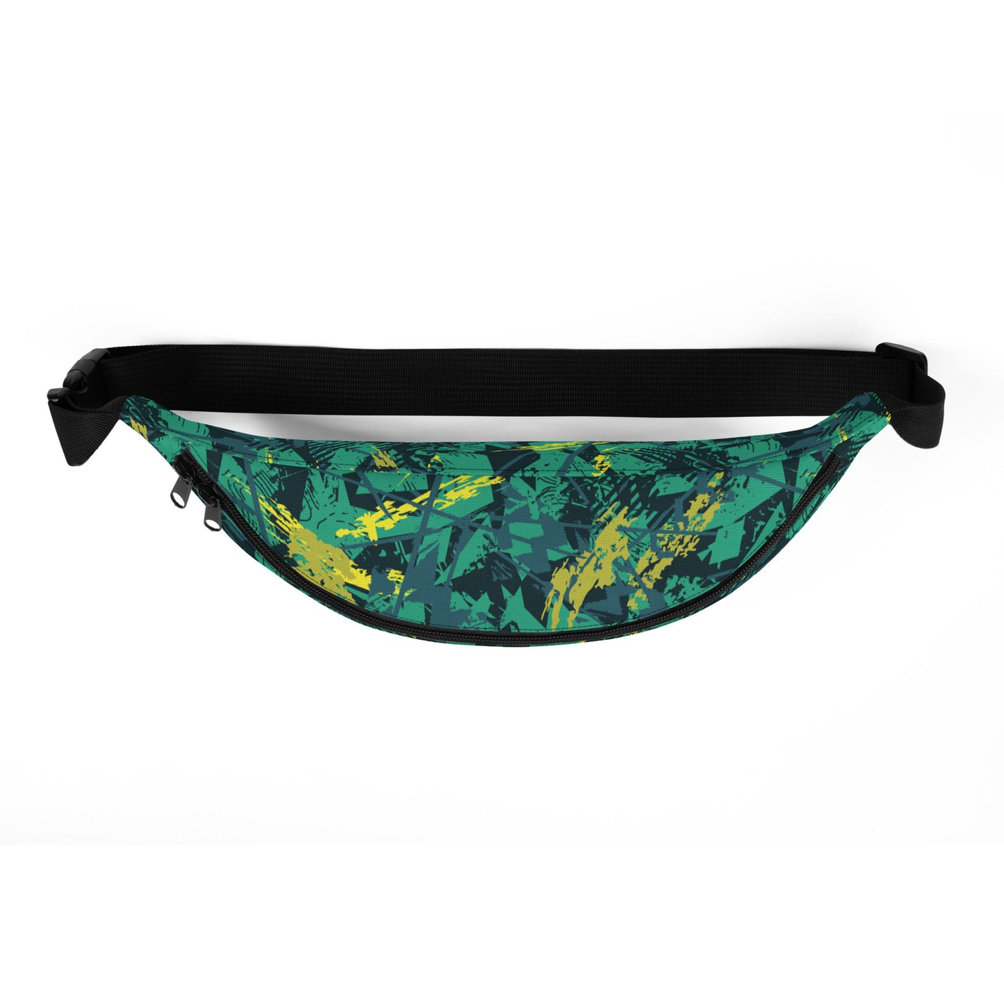 green yellow jersey pattern Fanny Pack