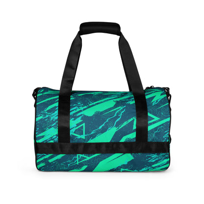 Nautical Jade All-over print gym bag