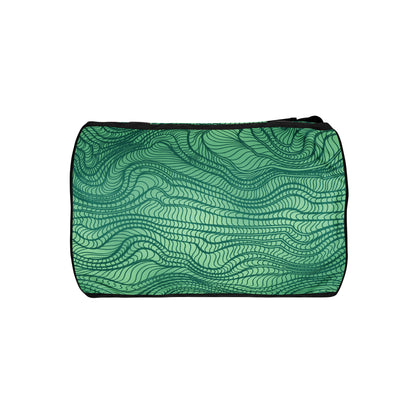 waves pattern All-over print gym bag