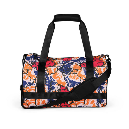 Chromatic Veins All-over print gym bag