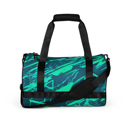 Nautical Jade All-over print gym bag