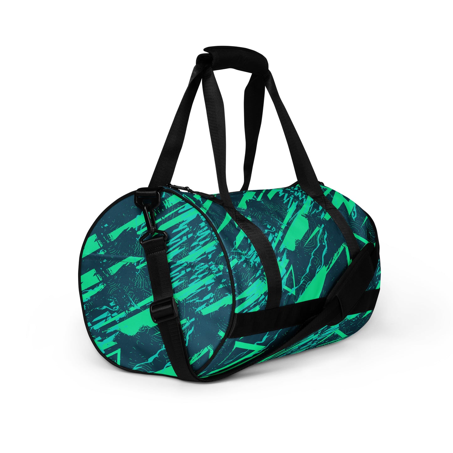 Nautical Jade All-over print gym bag