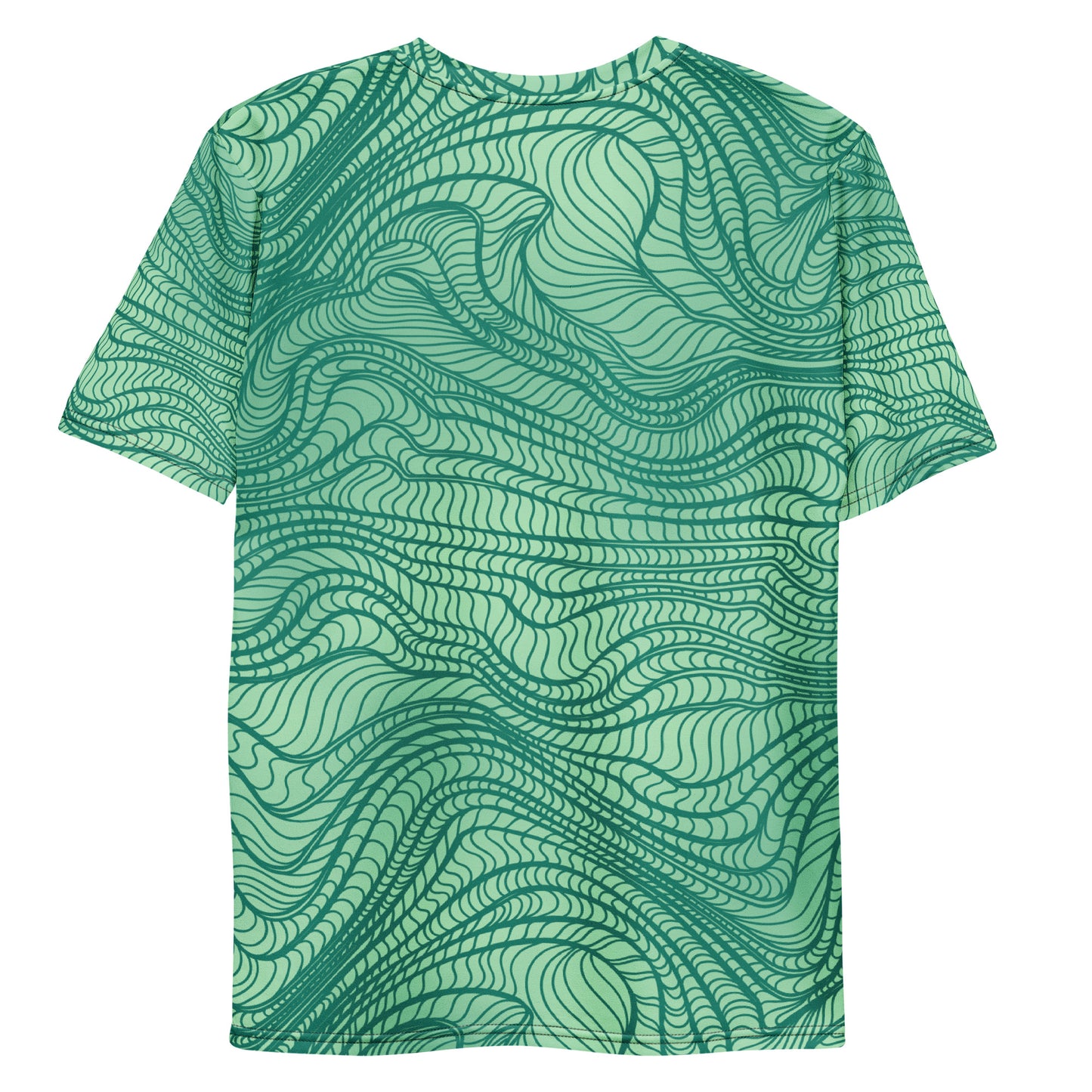 waves pattern Men's t-shirt