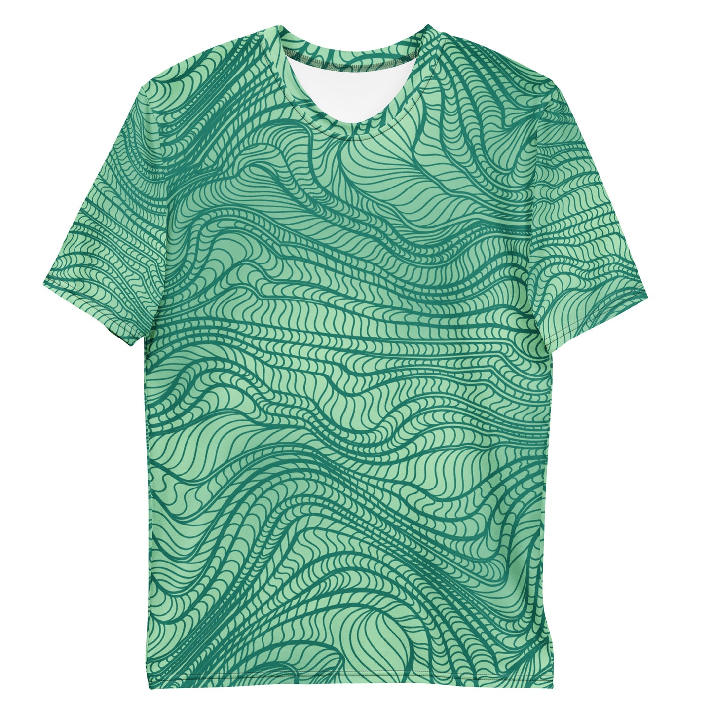 waves pattern Men's t-shirt