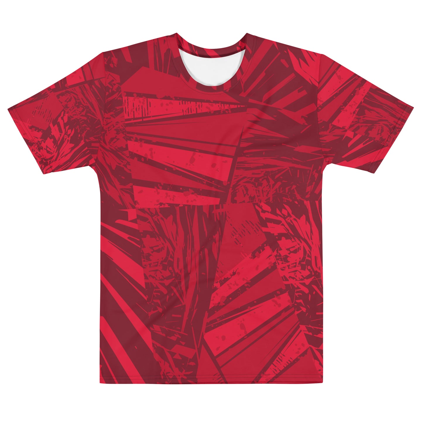 Red jersey pattern Men's t-shirt