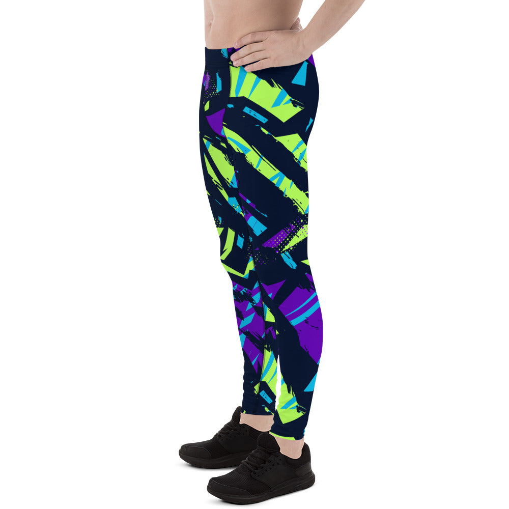 Tiger-Zebra Men's Leggings