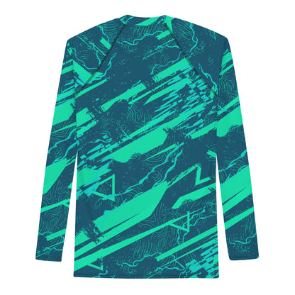 Nautical Jade Men's Rash Guard