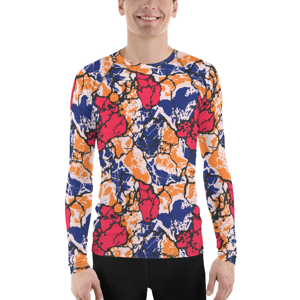 Chromatic Veins Men's Rash Guard