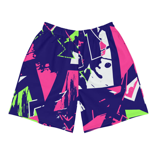 Pastel Marine Men's Recycled Athletic Shorts