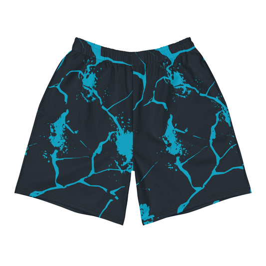 Nautical Waves Men's Recycled Athletic Shorts