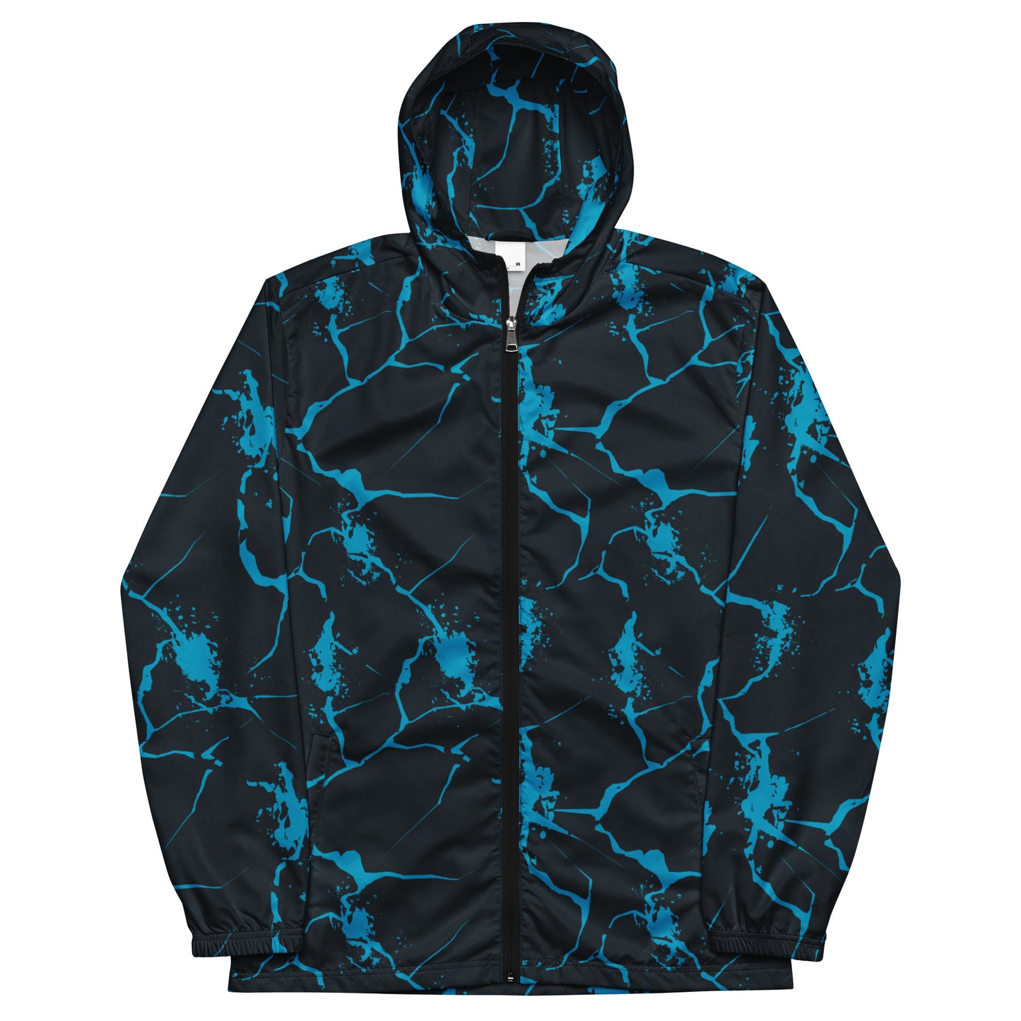 Nautical Waves Men’s windbreaker