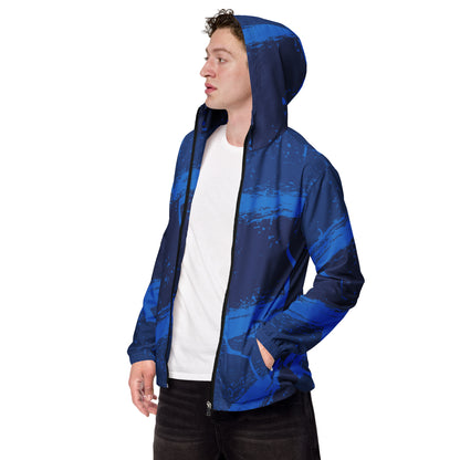 Grunge textured Men’s windbreaker