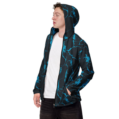 Nautical Waves Men’s windbreaker