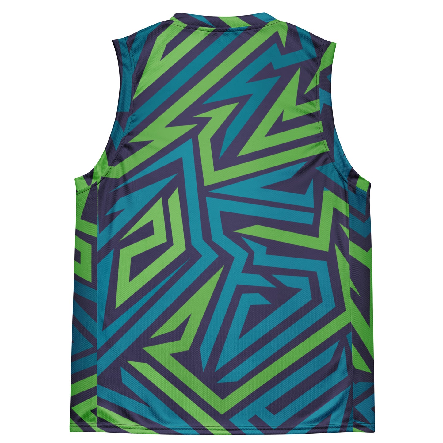 Ocean Breeze Recycled unisex basketball jersey