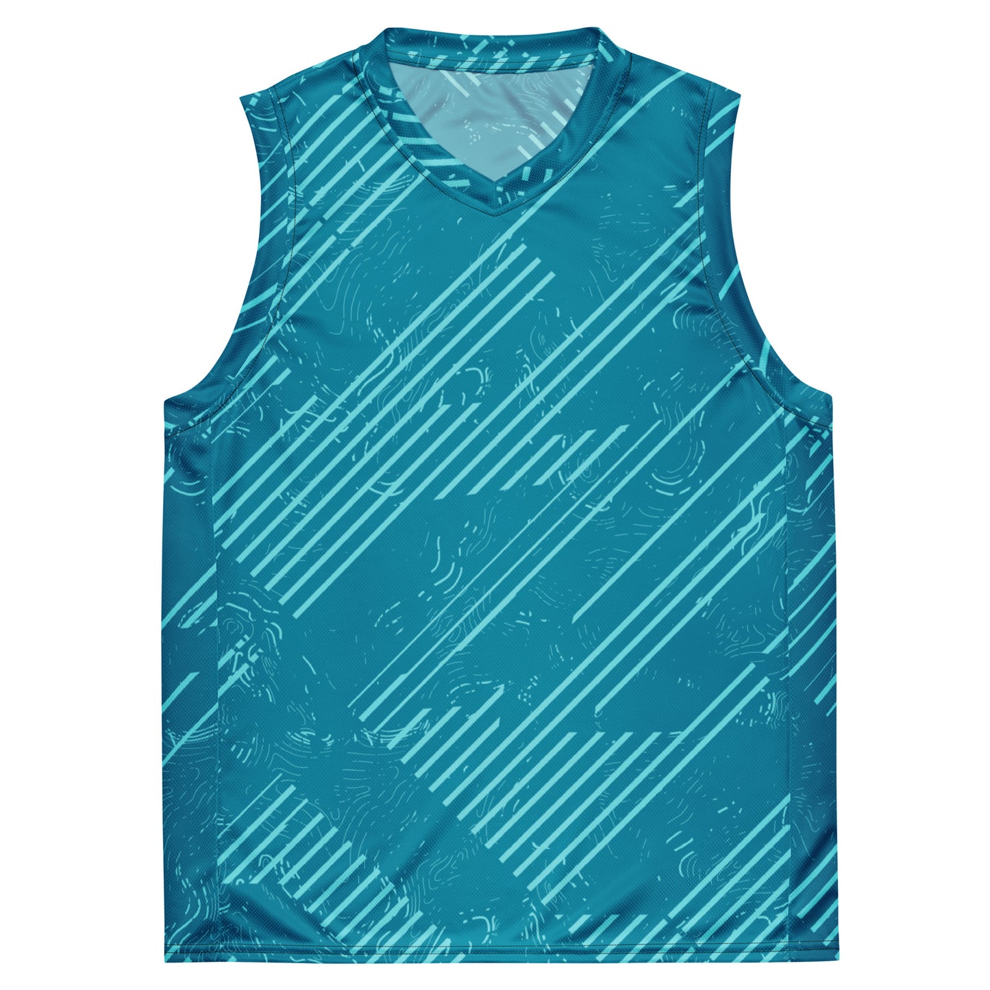 Refreshing and Tranquil Recycled unisex basketball jersey