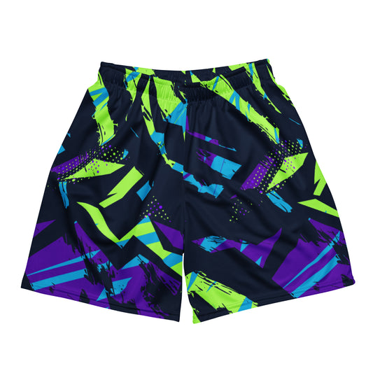 Tiger-Zebra Unisex mesh shorts