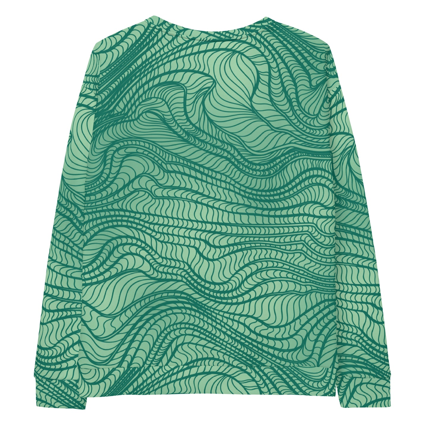 waves pattern Unisex Sweatshirt