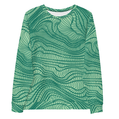 waves pattern Unisex Sweatshirt