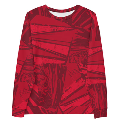 Red jersey pattern Unisex Sweatshirt