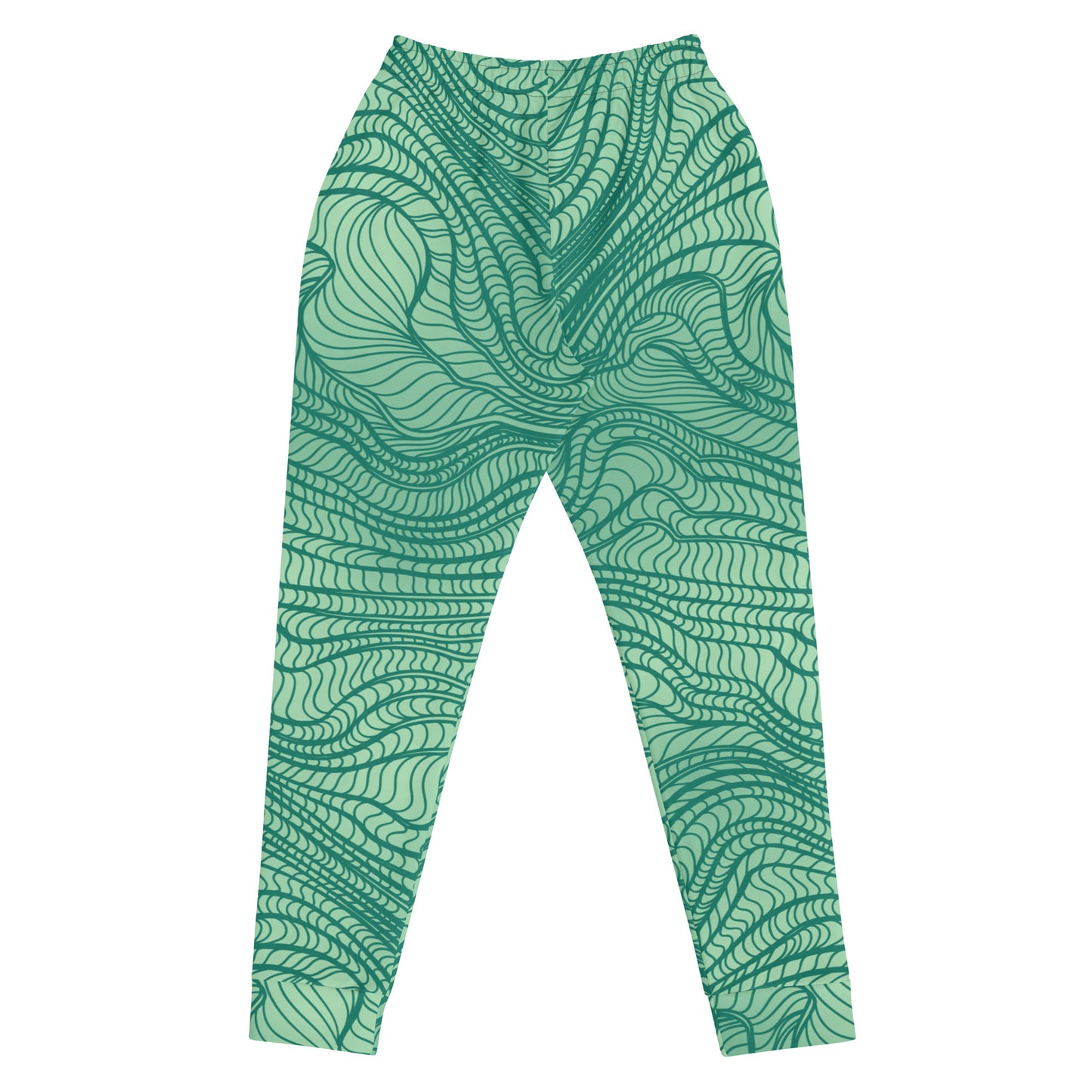 waves pattern Women's Joggers