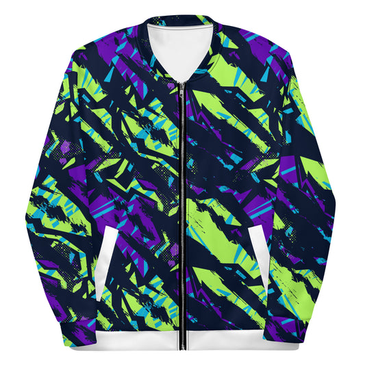 Tiger-Zebra Unisex Bomber Jacket