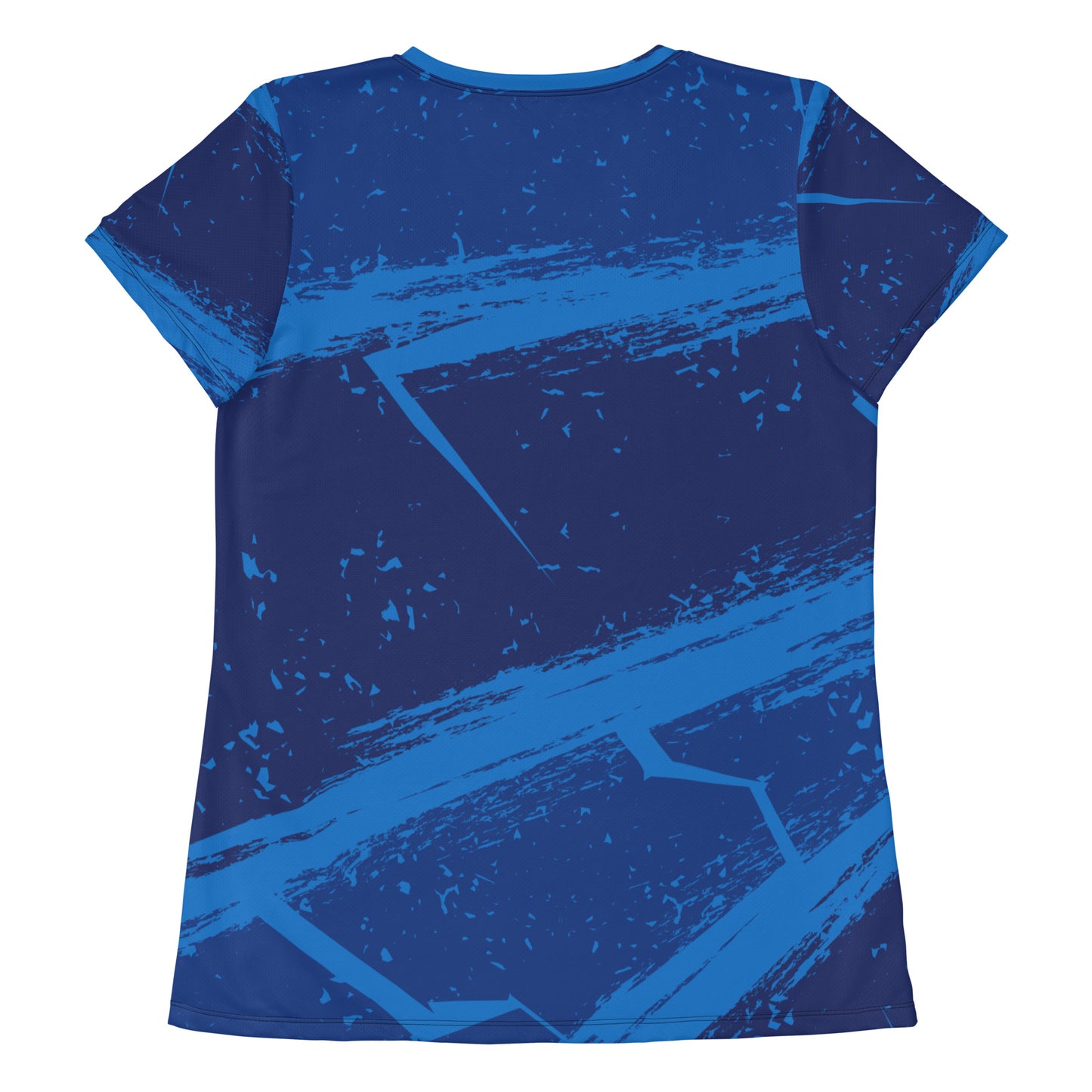 Grunge textured All-Over Print Women's Athletic T-shirt