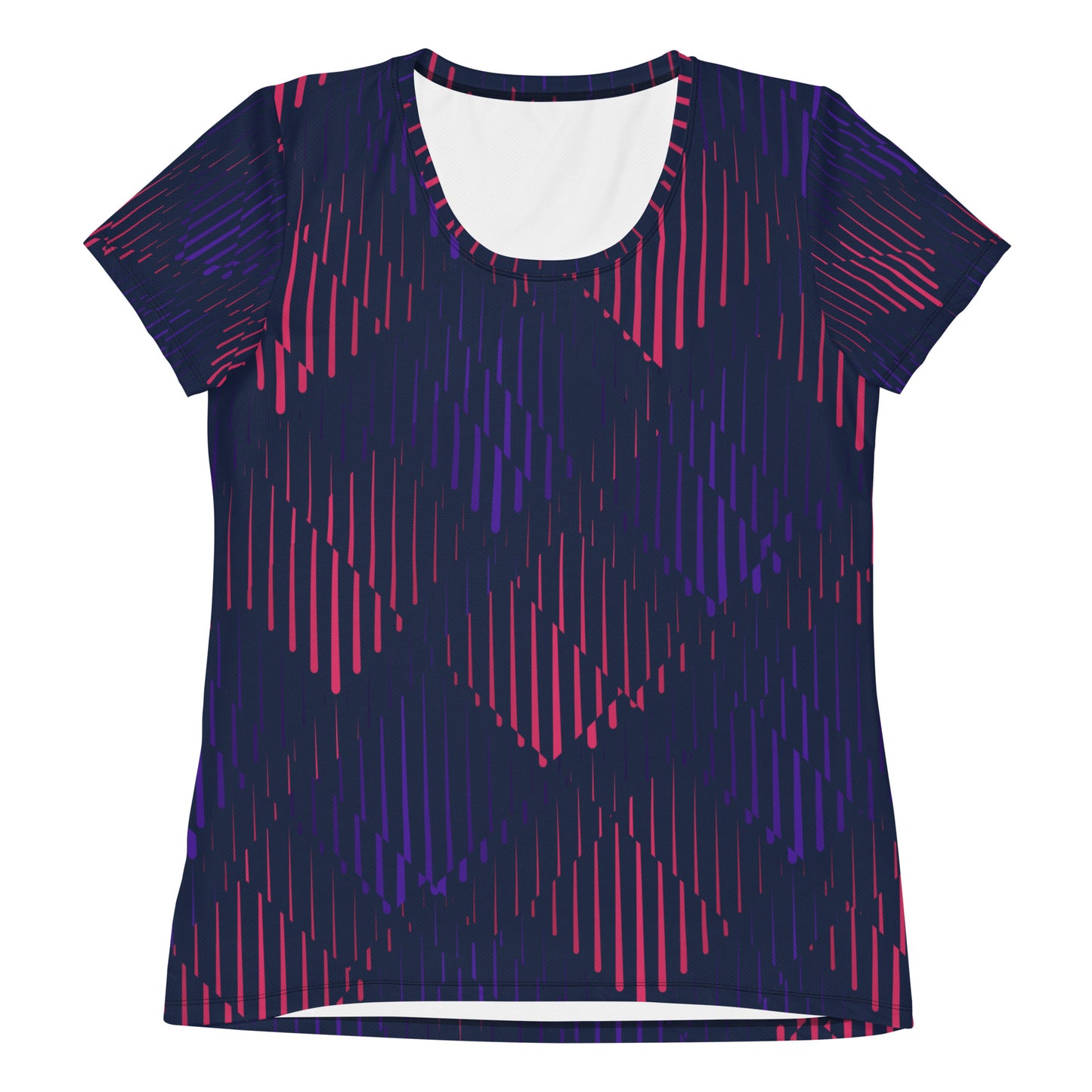 Blissful Blossom All-Over Print Women's Athletic T-shirt