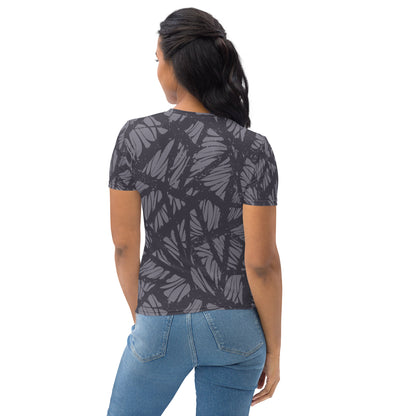 Gray Veins Women's T-shirt