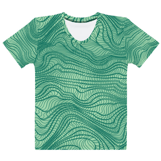 waves pattern Women's T-shirt