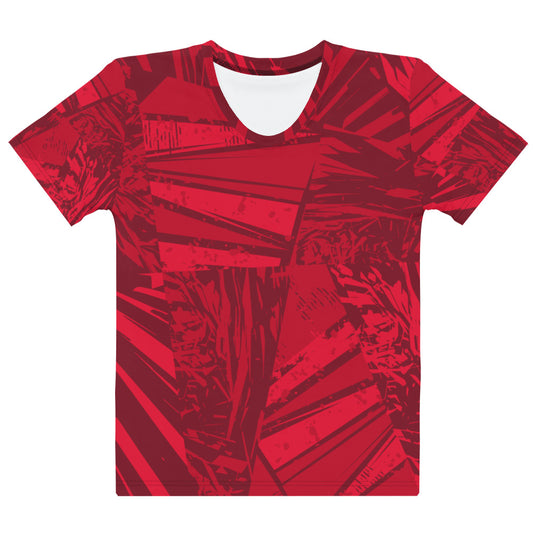 Red jersey pattern Women's T-shirt