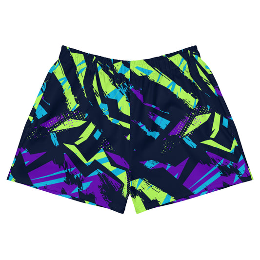 Tiger-Zebra Women’s Recycled Athletic Shorts