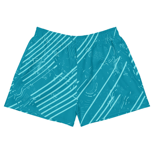 Refreshing and Tranquil Women’s Recycled Athletic Shorts