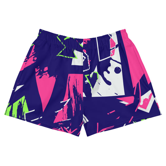 Pastel Marine Women’s Recycled Athletic Shorts