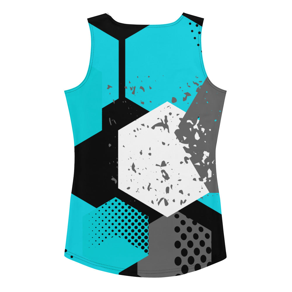 Spot Pattern Women Sublimation Cut & Sew Tank Top