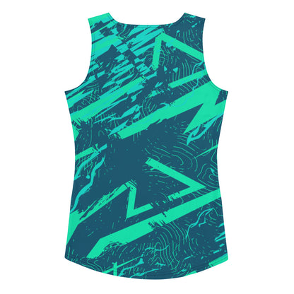 Nautical Jade Women Sublimation Cut & Sew Tank Top