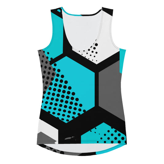 Spot Pattern Women Sublimation Cut & Sew Tank Top