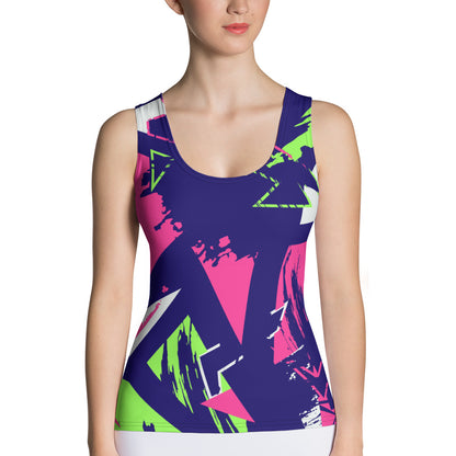 Pastel Marine Women Sublimation Cut & Sew Tank Top