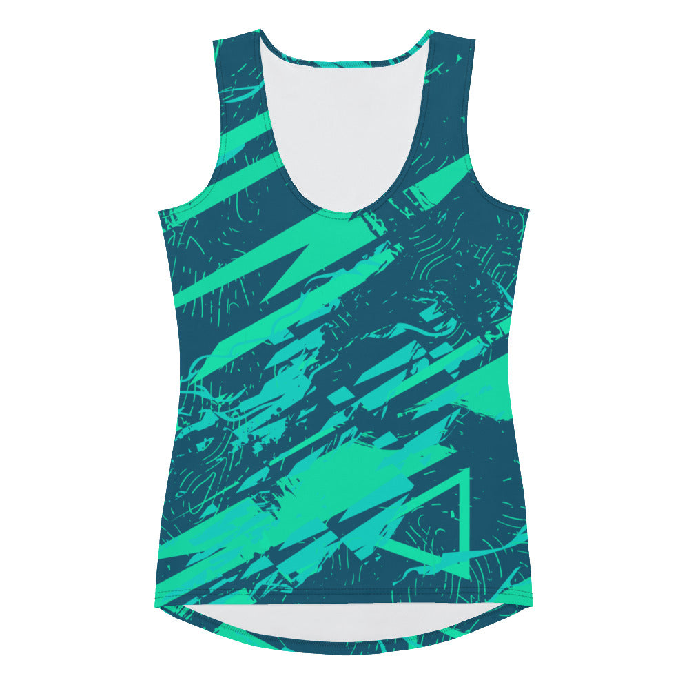 Nautical Jade Women Sublimation Cut & Sew Tank Top