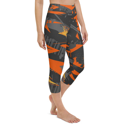 Chromatic Angles Yoga Capri Leggings