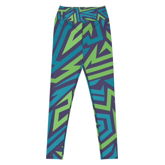 Ocean Breeze Yoga Leggings