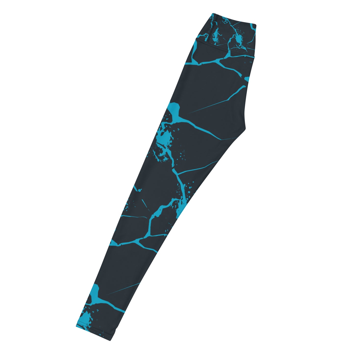 Nautical Waves Yoga Leggings