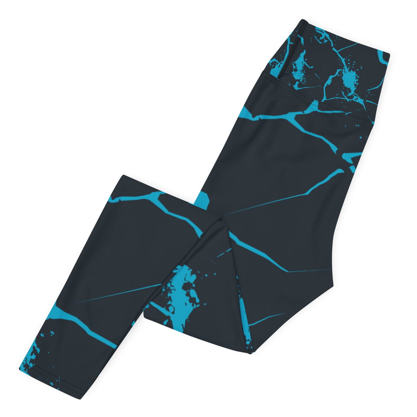 Nautical Waves Yoga Leggings