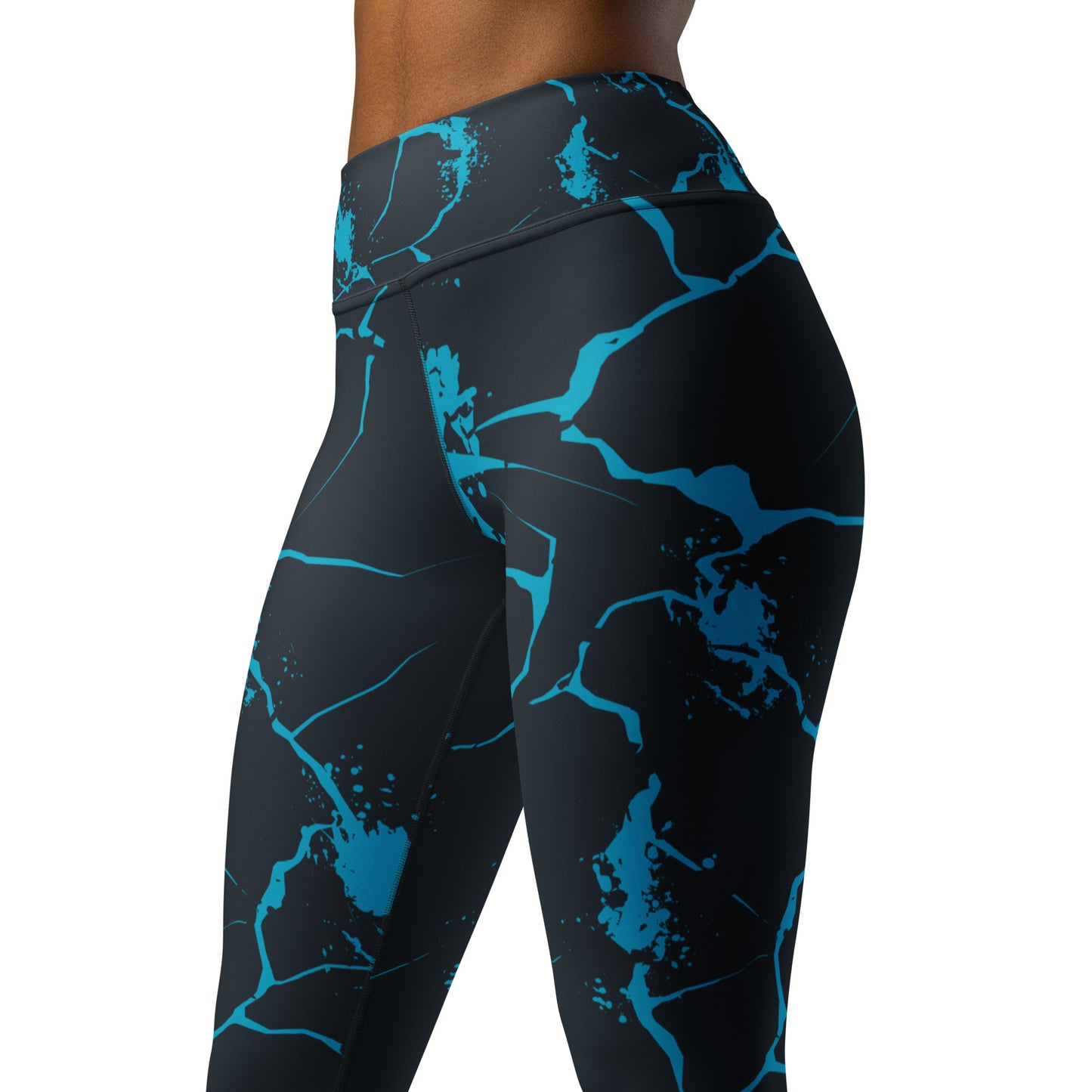 Nautical Waves Yoga Leggings