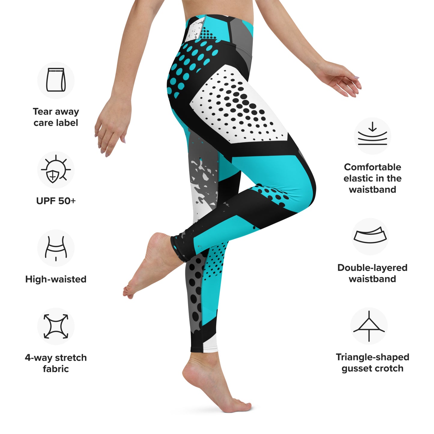 Spot Pattern Yoga Leggings