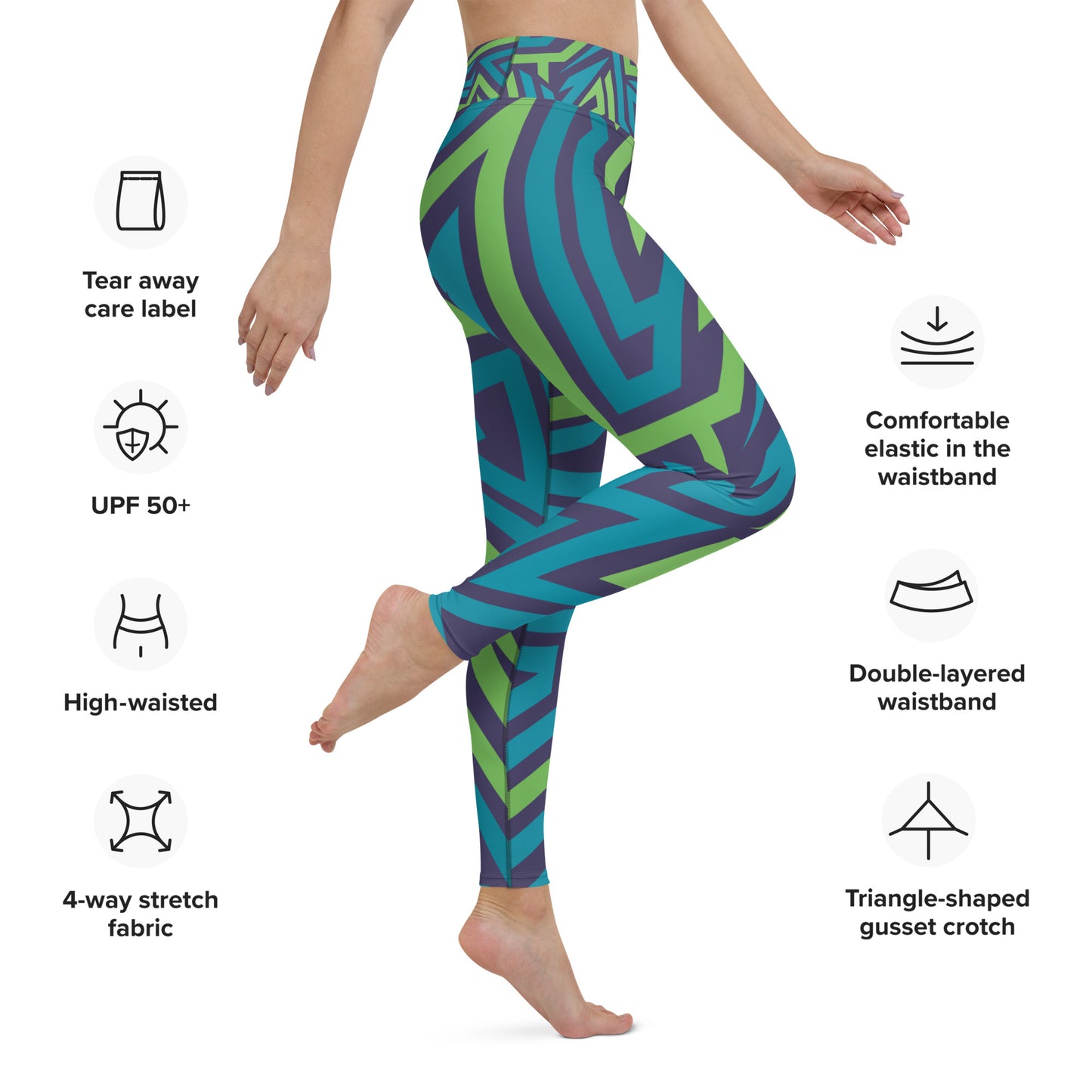 Ocean Breeze Yoga Leggings