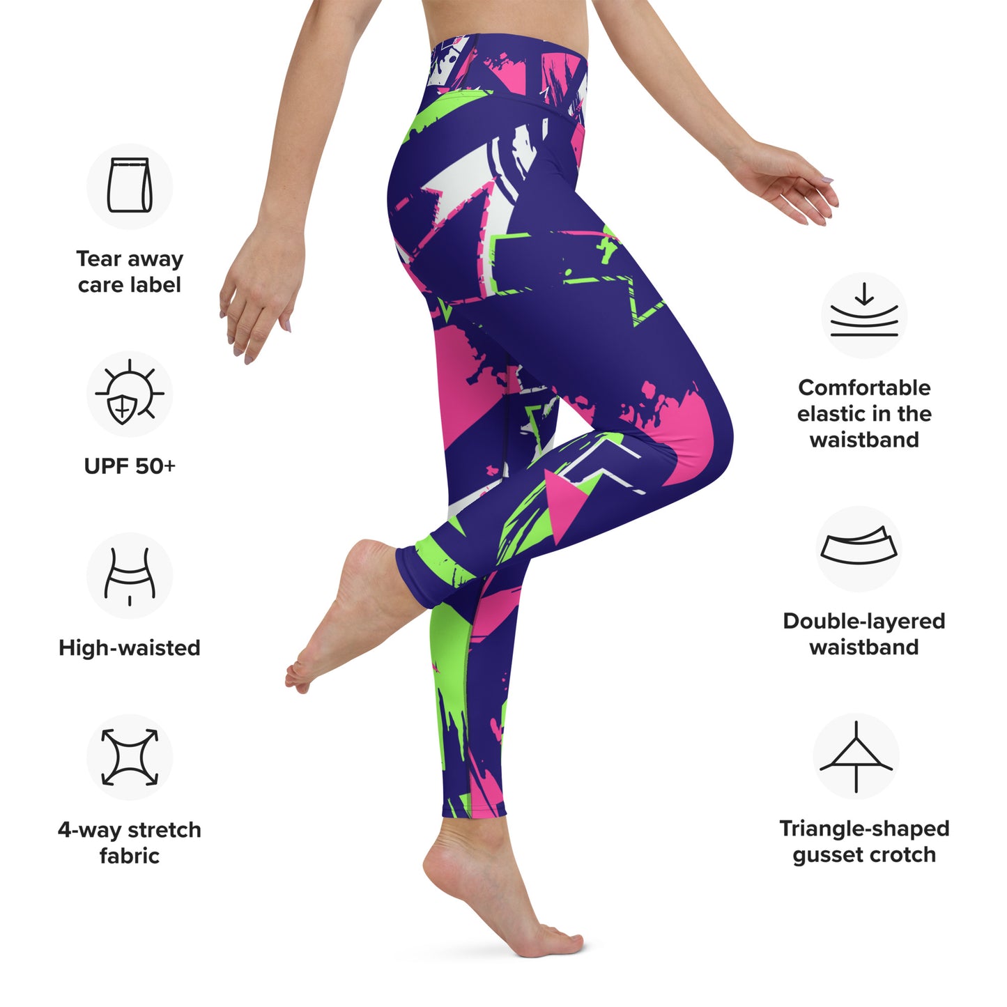 Pastel Marine Yoga Leggings